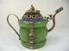 Collectible Old China Handwork Superb Jade TEAPOT Armored Dragon Lion Monkey Lid8670050