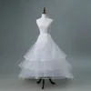 Nowe Białe Bridal Petticoats Długie Akcesoria Ślubne Bridal Petticoast Elastyczna Talia Wysokiej Jakości Tanie Darmowa Wysyłka