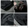 Ny Mens Casual Camouflage Hoodie Jacket Män Vattentät Tunn Bomber Mäns Windbreaker Coat Male Outwear Homme S- 5XL