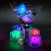 Flash Ice Cube Led Färg Lysande I Vatten Nattljus Fest Bröllop Juldekoration Tillförsel Vatten Aktiviterad Led Shisha Hookah Sheesha