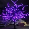 Açık LED Yapay Kiraz Çiçeği Ağacı Işık Noel Ağacı Lambası 1248pcs LED'ler 6ft/1.8m Yükseklik 110VAC/220VAC Yağmur Geçidi