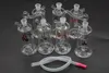 New desgin Oil Burner Bong Water Pipes with 10mm fenale Thick Pyrex Glass Oil Burner Pipe Silicone Tube for Smoking with 10mm male pot