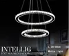 Nowoczesne LED Crystal Lights Lampa do salonu Cristal Luster żyrandole oświetlenia Wiszące Oprawy sufitowe 310m