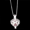 925 Sterling Zilver Pick a Pearl Cage Heart Locket Hanger Ketting Boutique Lady Gift