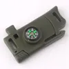 4 Colors Plastic Paracord Buckle Apply to Outdoor Survival Camping Emergency With Whistle Knife Paracord Buckle1431641