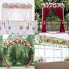 Nova chegada elegante linhas de flores artificiais peças centrais do casamento estrada citada flor mesa corredor decoração suprimentos 1807121