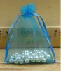 500pcs 10 x 15 cm Drawable White Small Organza Bags Favor Wedding Christmas Gift Bag Jewelry Packaging Bags Pouches Custom Drop Sh4999556