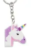 Cartoon Unicorn Keychain Keyring Handtas Hanger Kids Geschenk speelgoed Telefoon Decoratie Accessoire Horse Key Ring