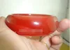 Pulseira de ágata vermelha brasileira com ampla e grossa pulseira de ágata vermelha brasileira.