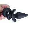 Brinquedo sexual massageador de silicone plugue anal cachorro cauda bunda cosplay brinquedos para homens mulher sm ânus expansor erótico gay