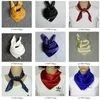 girl women mens solid plain 100% mulberry satin Silk Scarf square Scarves Neckerchiefs gift accessory 65*65cm 10colors #4084