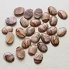 Partihandel 12st / mycket varm naturlig kristallsten oval cabokochon Teardrop pärlor DIY smycken tillbehör gör 22mmx30mm gratis frakt