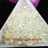 10000 stks zak SS12 3mm 10 Kleur Jelly AB Hars Kristal Steentjes Plaksteen Super Glitter Nail Art Strass bruiloft Decoratie Kralen 205Z