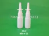 100 sätze/los 20 ml HDPE Weiß Kunststoff Nasenspray Flasche Leere Nasensprayflasche mit 18/410 Nasal Oral Zerstäuber Pumpe