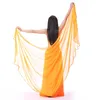 1 pcs frete grátis mulher dança do ventre chiffon véu dança dança traje Chiffon xale véu 250 * 120 CM