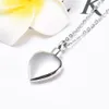 Rvs Simple Heart Cremation Hanger Ketting Memory Ashes Keepsake Urn Ketting Begrafenis Casket Sieraden