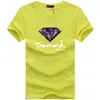 camiseta fashion diamante co homens roupas femininas casual camiseta de manga curta masculina designer de marca camisetas de verão