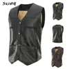 SUKIWML 2017 Fashion Winter Vest Men Casual Chalecos Para Hombre Fleece Chaleco Hombre Coffee Waistcoat For Men Warm Vest XL-3XL