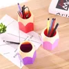 Cute POP Creative Pen Holder Vase Color Pencil Box Makeup Brush Stationery Desk Accessories Gift Storage Supplies4603219