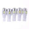 5 pçslote led luzes indicadoras de folga do carro 12v 3w t10 5630 6smd luzes de estacionamento do carro luz da placa de licença automática 1 din estilo do carro 3308775