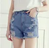 2018 novo design womens verão curta calça na moda buraco denim shorts moda mendigos shorts jean senhoras sexy hight cintura shorts