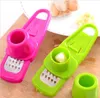 Colorful Stainless Steel Garlic Press Multi-functional Grinding Garlic Mini Ginger Grinding Grater Planer Slicer Cutter Slicer Free shipping