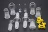 Glass Oil Reclaimer Reclaim Ash Catcher 14.4mm 18.8mm Male Female Joint Glass Adapter nails Keck Clip For Oil Rig Bong