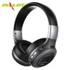 Zealot B19 Headphone LCD-skärm HiFi Bass Stereo Hörlurar Bluetooth Wireless Headset med MIC FM Radio TF-kortplats Hörlurar 6PCS / Lot