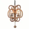 American Industrial Hemp Rope Sala da pranzo Chandelier Retro Northern Nordic Ristorante Appeso Lampada da appendere Cucina Lampada da soffitto da soffitto cinese