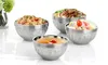 Stainless Steel Double-Deck Heat Insulation Bowl Anti Scald For Children Household Rice Bowl Korean Noodles Bowl