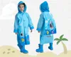 50pcs Children Raincoat 2016 New Cartoon Cape-style Girl Boy Children Kids Students Bicycle Poncho Rain Coat Waterproof Rainwear SN1443