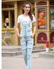 Jeans pour femmes en gros - Pur coton Boyfriend Salopette Style coréen Vintage Slim Girl Cowboy Denim Pantalon Mode Sexy Taille haute Skinny Wom