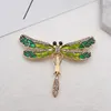 Charms Zircon Alloy Dragonfly Brooch Men Jewelry Temperament Brooch Brooches for Women Accessories Camisas Mujer free ship