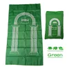 20 PCS/LOT haute qualité coloré en gros 100*60 cm Portable musulman poche tapis de prière islamique voyage poche taille étanche tapis de prière