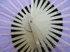 light purple-purple, 1 pair 31cm bamboo+10cm Chinese dance silk fan(flutter), 2 layers real flowy silk!