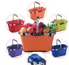 Foldable Eco Shopping Basket Carry Bag Folding Aluminium Frame Collapsible Organization Storage Basket Mayitr House Supermarket Shopping