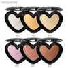 HANDAIYAN Maquillage Shimmer Surligneur Cosmétiques Pour Le Visage Poudre Pressée Surbrillance Palette Éclaircir Le Contour De La Peau Iluminador Maquiagem 12pcs / lot