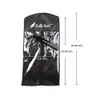 Bella Portable Hair Weaves Hanger and Dustproof Case Bag for Hair Bundles Extensions Storage White Black Color