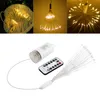 Guirlande lumineuse LED pliable en forme de Bouquet, feu d'artifice décoratif à piles, pour guirlande de Patio, fêtes de mariage, DIY