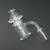 25mm XL 4mm Smoking Accessories Thick Quarts Banger with newest Spin Glass Turbine Carb Cap Quartz Ball For Bong