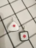 Japoński Harajuku Styl Żywica Sushi Ryż Ball Trójkąt Kwadrat Dangle Kolczyki Dla Kobiet Dziewczyny Osobowości Karmowy Kolczyk