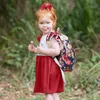 子供服女の子の女の子のドレス2019新しい夏ノースリーブワンピースレース刺繍3DフラワードレスLovy Bowknot Ruffle子供のドレス