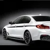 2st MS PRESTEMENT SIDE RANDE DECAL STICER Midjelinje Dörrdekaler för BMW G30 G31 5 Series Blacksilvergrey5D Carbon3945031