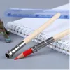 1ピース調節可能な木製鉛筆長さの単一のポールヘッドペンシルエクステンダーホールダーアートスケッチの作成ツールを長くするバー鉛筆