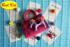 Bestkid DHL ¡Envío gratis! Bolsos de tamaño pequeño para niñas para bebés Niños Mini cuero Totes Bolsas para niños Bolsas para niños pequeños Bolso de moneda encantadora BK060