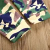 2018 Verão Bebé Roupas Carta Preta T-shirt Tops + Calças de Camuflagem 2 PCS Algodão Crianças Meninos Outfits Set Moda Criança Menino roupas 1-5Y