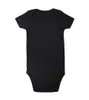 Tender Babies Place New unisex Boy Baby Clothing Baby Newborn Body Black 100% Soft Cotton 0-12 months short sleeve