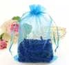 100 Piece/Lot Organza Jewelry Gift Pouch Bags For Wedding favors,beads,jewelry bag Candy bags package bag mix color Favor Holders