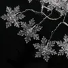 5m 216LED 35m 96led Snowflake String Lighting Home Xmas Decoration Christmas Lights Outdoor Waterproof IP65 Fairy Curtain7486382