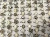 Partihandel Fshion 30st / Lot Vintage Shell Ringar Blandade storlekar och former Kvinnor Mode Smycken Ringar